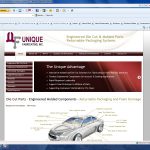 Industrial Web Design Portfolio Example